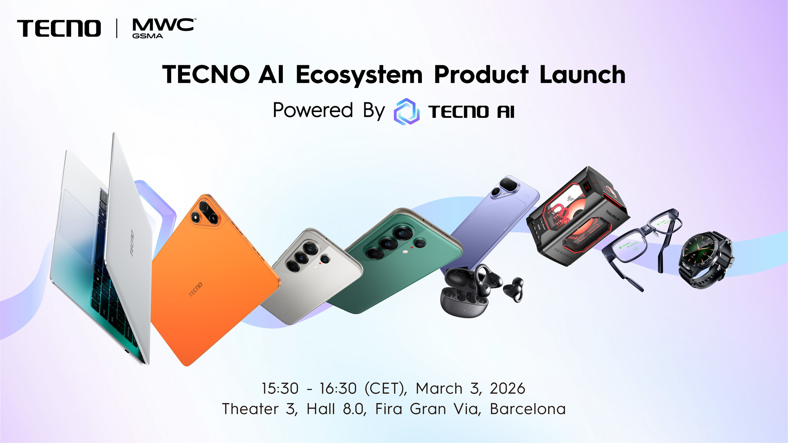 TECNO Unveils an array of AI Powered ecosystem connectivity at MWC 2026 in Barcelona Spain: Practical AI and Professional Imaging for EveryDay Use